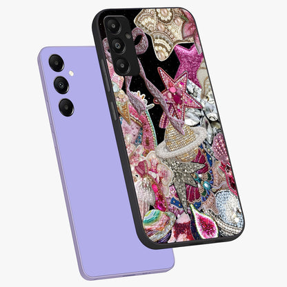 Starlit Jewel Dream Glass Case displayed in angled mockup highlighting glowing celestial jewel design with dreamy aesthetic.
