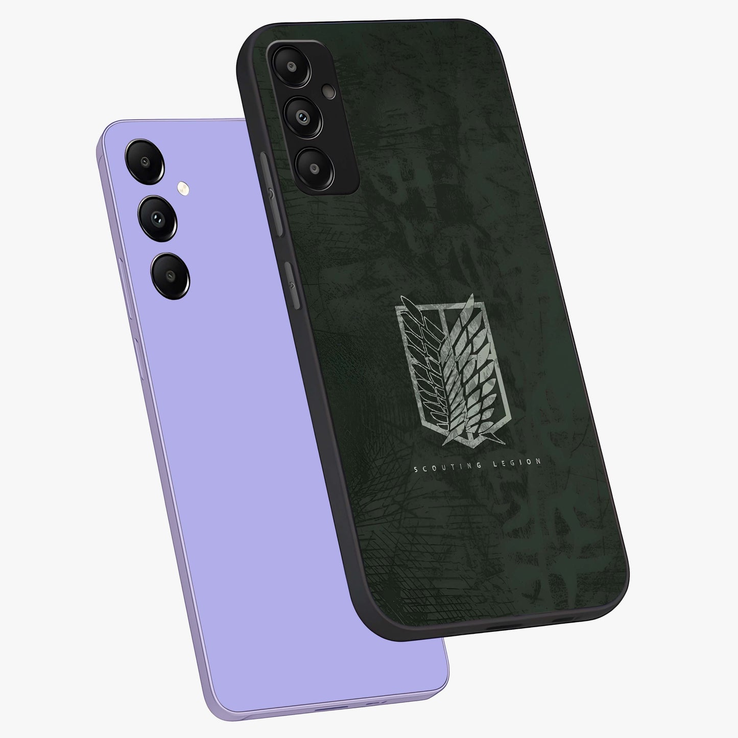 Wings Of Freedom Glass Case displayed in angled mockup highlighting graceful wing design with inspirational aesthetic.