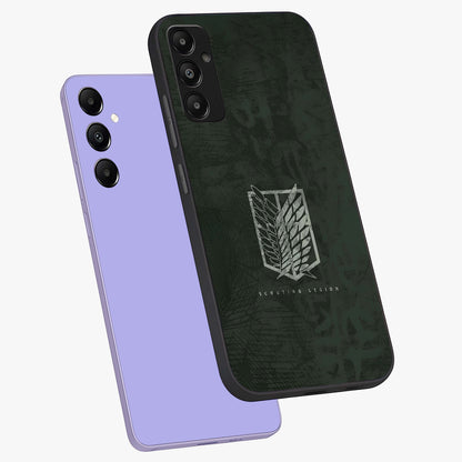 Wings Of Freedom Glass Case displayed in angled mockup highlighting graceful wing design with inspirational aesthetic.