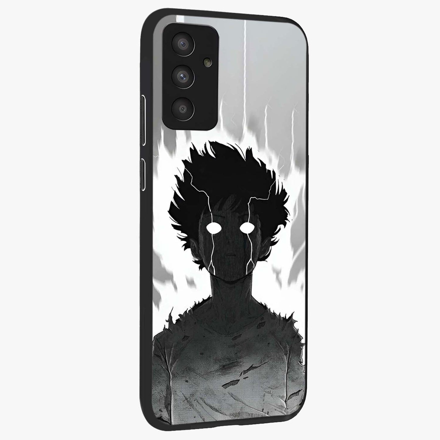 Awakened Inner Rage Glass Case upright view showcasing dramatic artwork with strong expressive aesthetic.