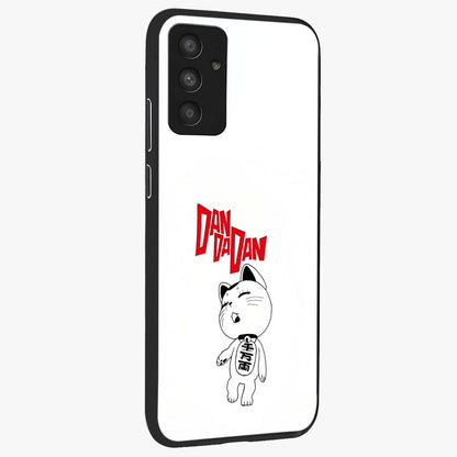 Playful Spirit Charm Glass Case upright view showcasing vibrant charm artwork with fun artistic theme.