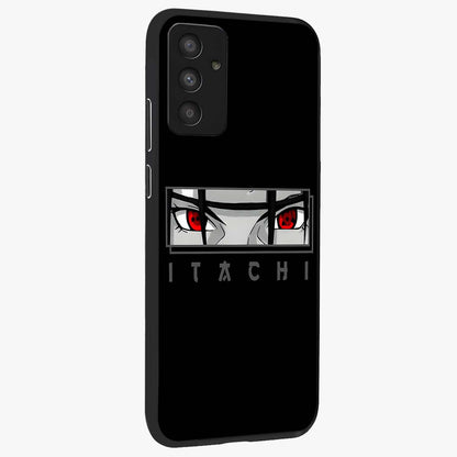Scarlet Gaze Dominance Glass Case upright view showcasing powerful dramatic artwork with dominant artistic theme.