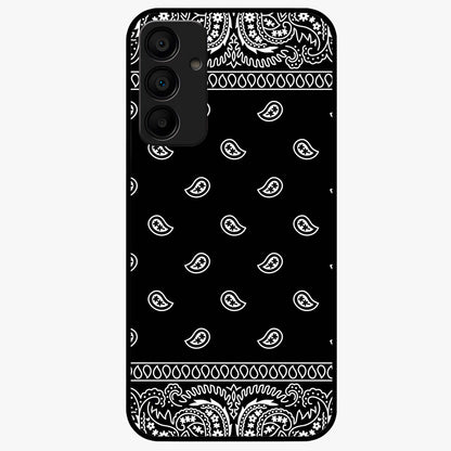 Retro Rebel Threads Glass Case showing flat back view with vintage street style artwork and glossy glass finish.