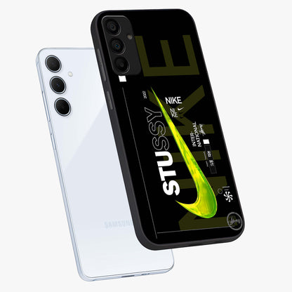 Neon Street Edition Glass Case displayed in angled mockup highlighting vibrant urban design with bold street aesthetic.
