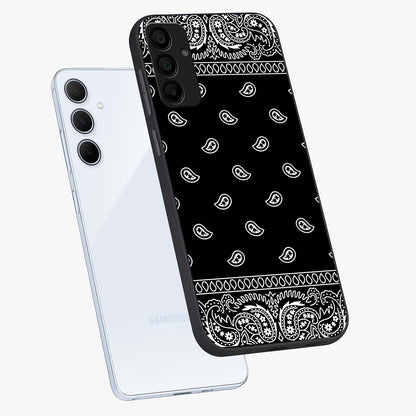 Retro Rebel Threads Glass Case displayed in angled mockup highlighting retro inspired graphic design with rebellious aesthetic.