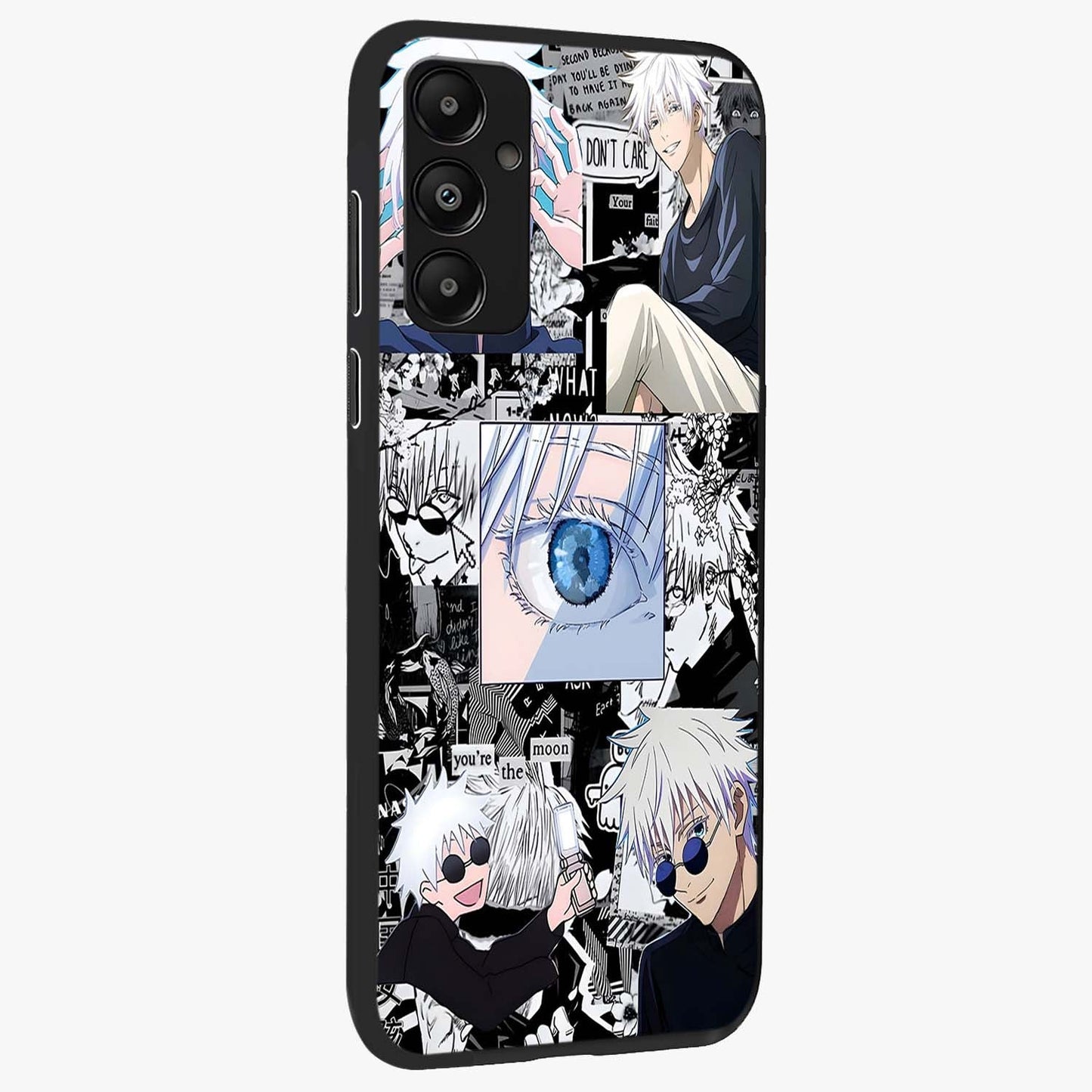 Infinity Sorcerer Chaos Glass Case upright view showcasing dramatic sorcerer artwork with chaotic mystical theme.