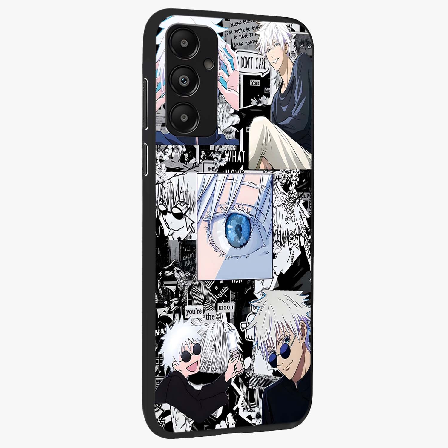 Infinity Sorcerer Chaos Glass Case upright view showcasing dramatic sorcerer artwork with chaotic mystical theme.