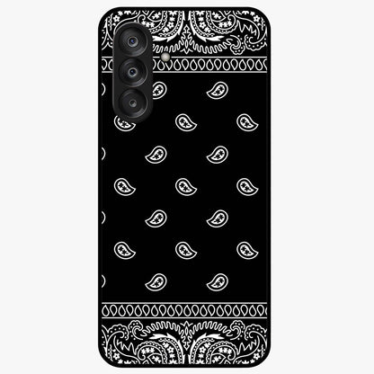 Retro Rebel Threads Glass Case showing flat back view with vintage street style artwork and glossy glass finish.