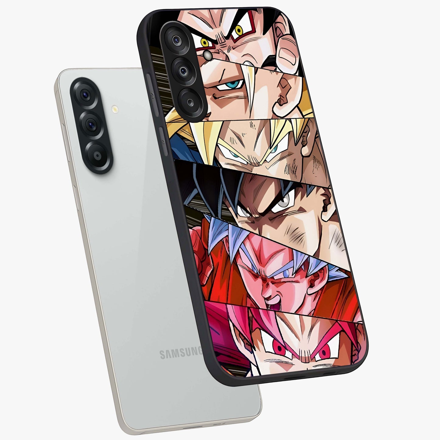 Anime Character Glass Case displayed in angled mockup highlighting colorful anime character illustration.