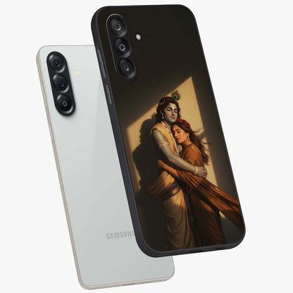 Divine Eternal Love Glass Case displayed in angled mockup highlighting elegant divine inspired design with peaceful aesthetic.