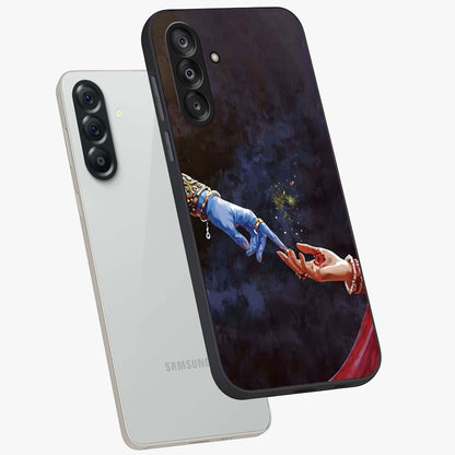Divine Touch Eternal Glass Case displayed in angled mockup highlighting elegant divine inspired design with calm aesthetic style.