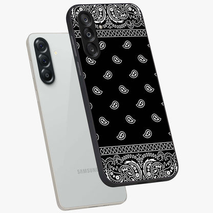 Retro Rebel Threads Glass Case displayed in angled mockup highlighting retro inspired graphic design with rebellious aesthetic.