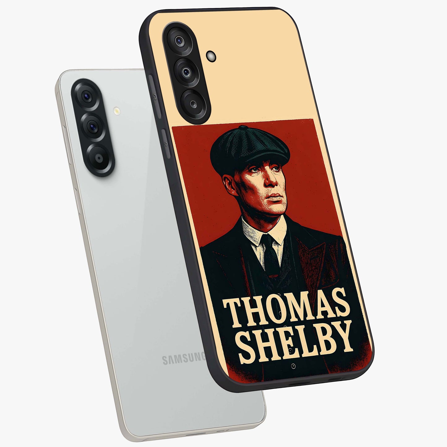 Vintage Mafia Authority Glass Case displayed in angled mockup highlighting powerful retro design with classic gangster aesthetic.