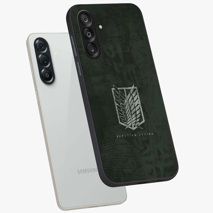 Wings Of Freedom Glass Case displayed in angled mockup highlighting graceful wing design with inspirational aesthetic.