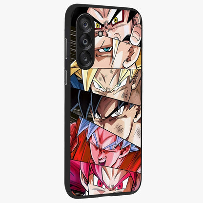 Anime Character Glass Case upright view showcasing expressive anime artwork with bold graphic style.