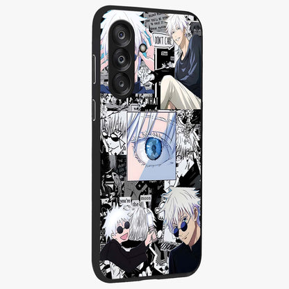 Infinity Sorcerer Chaos Glass Case upright view showcasing dramatic sorcerer artwork with chaotic mystical theme.
