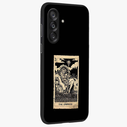 The Empress Glass Case upright view showcasing powerful empress themed artwork with luxurious artistic theme.