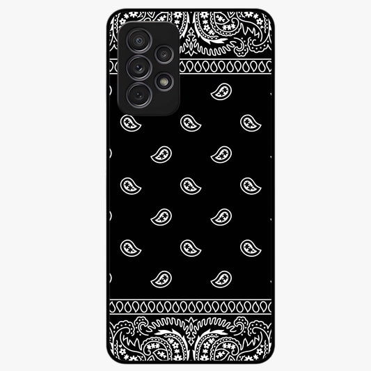 Retro Rebel Threads Glass Case showing flat back view with vintage street style artwork and glossy glass finish.