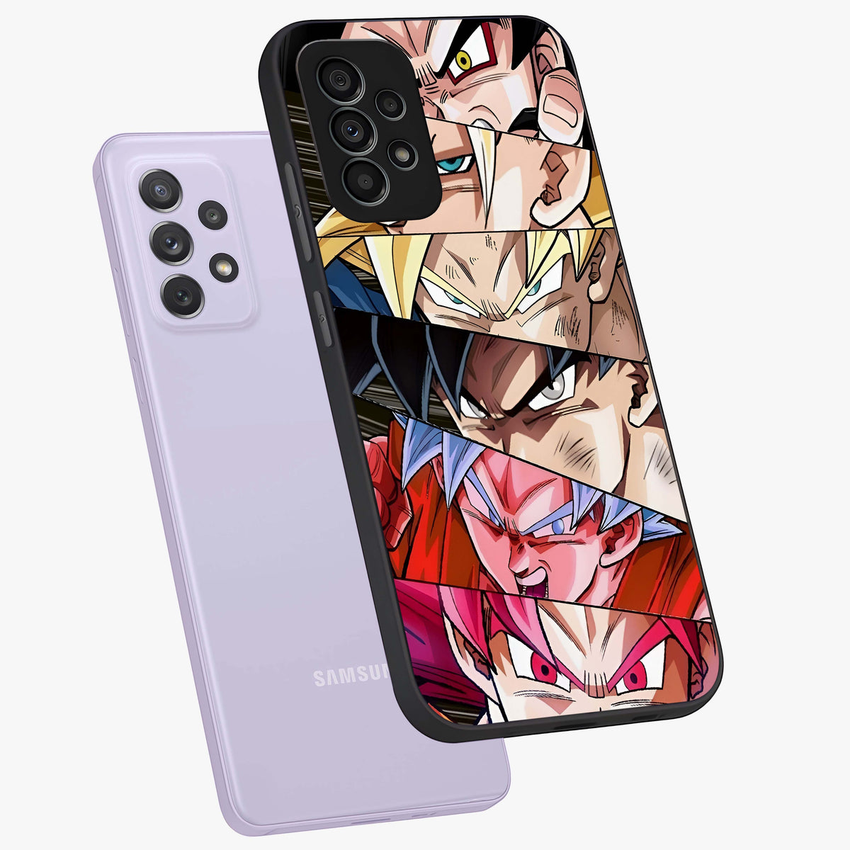 Anime Character Glass Case displayed in angled mockup highlighting colorful anime character illustration.