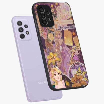 Magical Tangled Dream Glass Case displayed in angled mockup highlighting whimsical fantasy design with magical aesthetic.