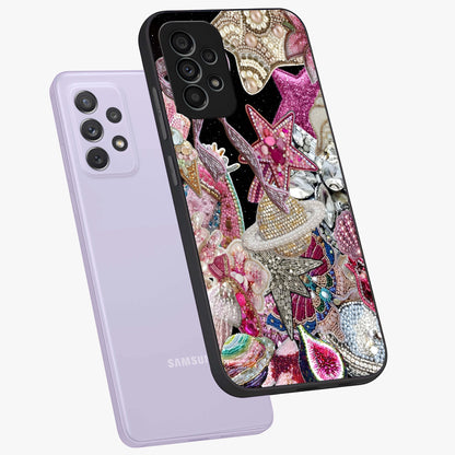 Starlit Jewel Dream Glass Case displayed in angled mockup highlighting glowing celestial jewel design with dreamy aesthetic.