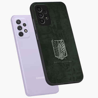 Wings Of Freedom Glass Case displayed in angled mockup highlighting graceful wing design with inspirational aesthetic.