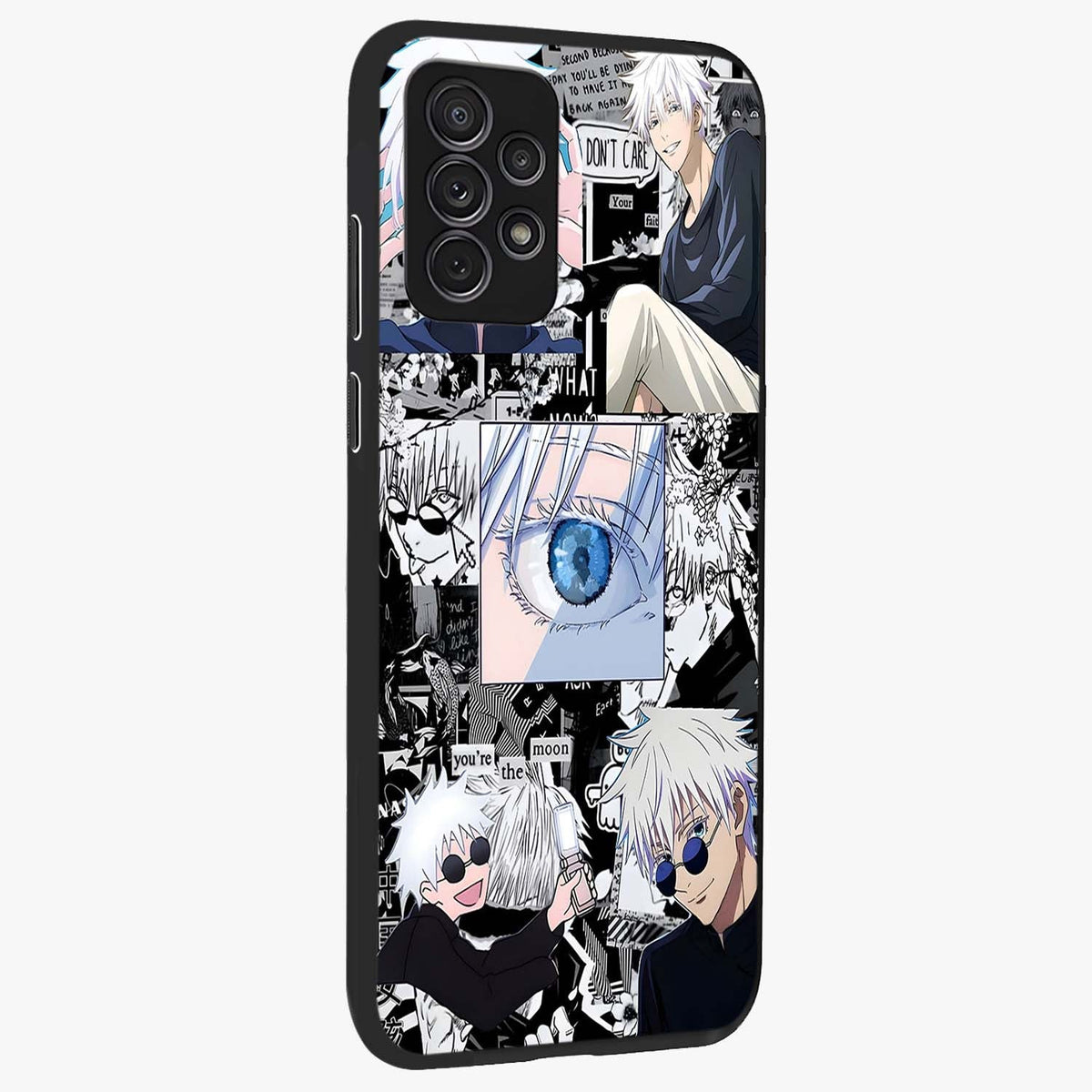 Infinity Sorcerer Chaos Glass Case upright view showcasing dramatic sorcerer artwork with chaotic mystical theme.
