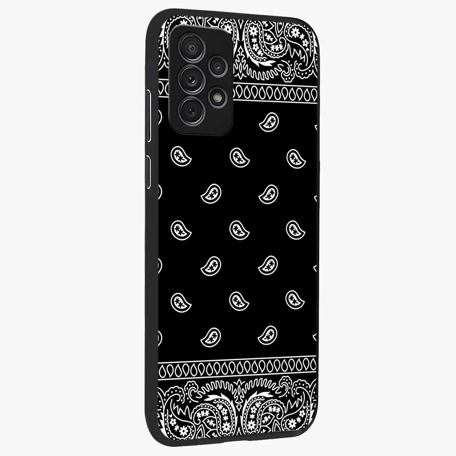 Retro Rebel Threads Glass Case upright view showcasing stylish vintage artwork with bold retro theme.