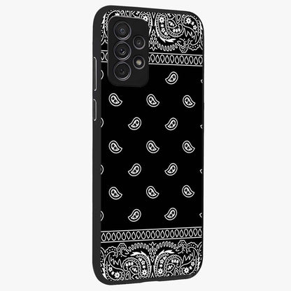 Retro Rebel Threads Glass Case upright view showcasing stylish vintage artwork with bold retro theme.