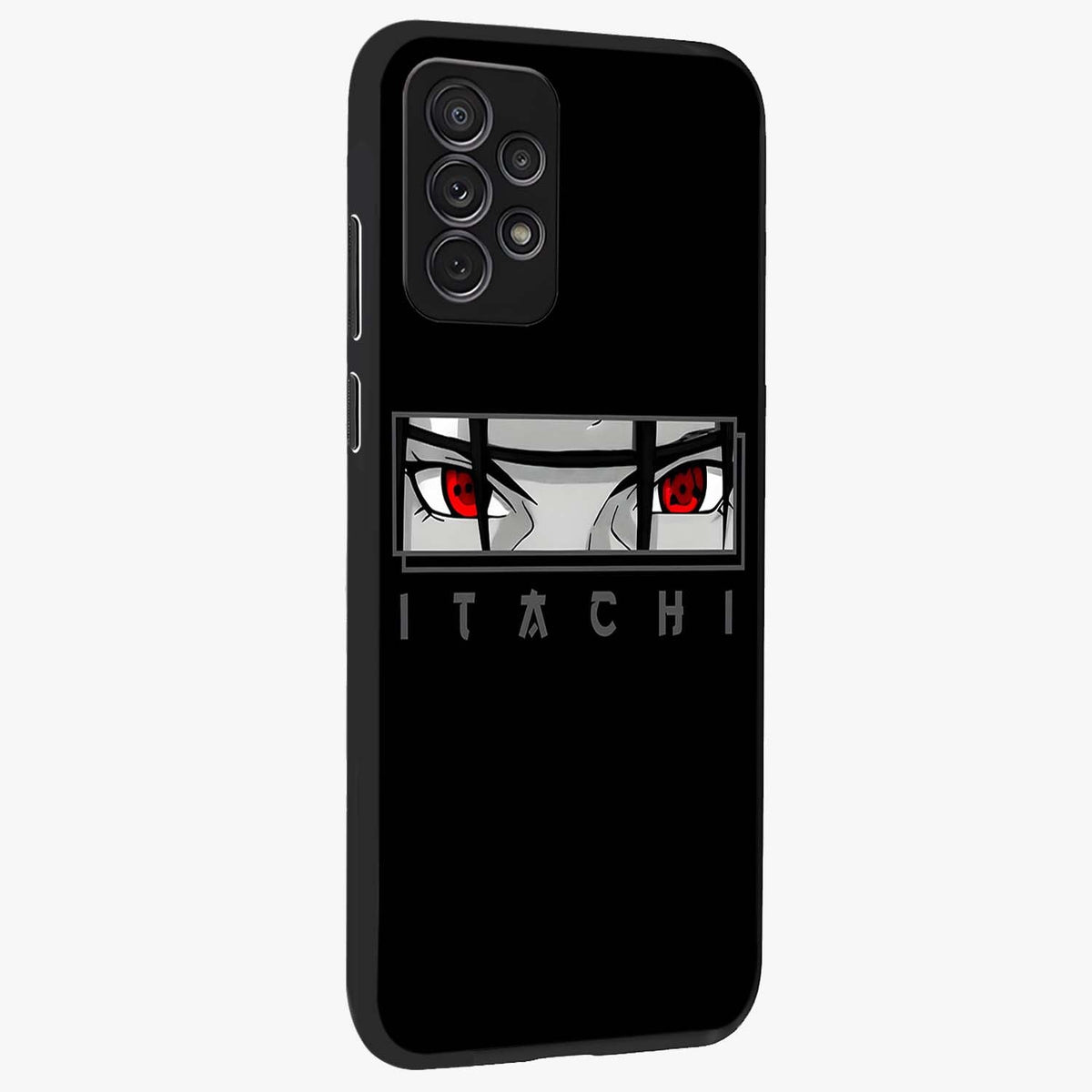 Scarlet Gaze Dominance Glass Case upright view showcasing powerful dramatic artwork with dominant artistic theme.