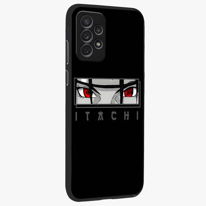 Scarlet Gaze Dominance Glass Case upright view showcasing powerful dramatic artwork with dominant artistic theme.