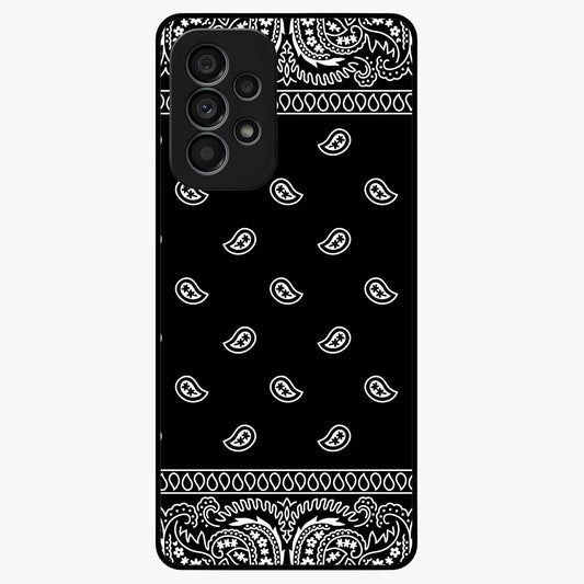 Retro Rebel Threads Glass Case showing flat back view with vintage street style artwork and glossy glass finish.