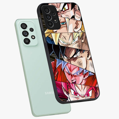 Anime Character Glass Case displayed in angled mockup highlighting colorful anime character illustration.
