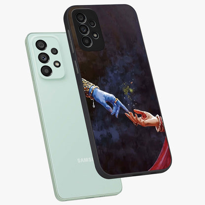Divine Touch Eternal Glass Case displayed in angled mockup highlighting elegant divine inspired design with calm aesthetic style.