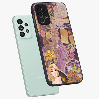 Magical Tangled Dream Glass Case displayed in angled mockup highlighting whimsical fantasy design with magical aesthetic.