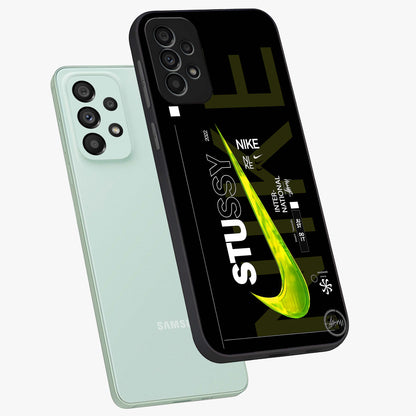 Neon Street Edition Glass Case displayed in angled mockup highlighting vibrant urban design with bold street aesthetic.