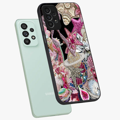 Starlit Jewel Dream Glass Case displayed in angled mockup highlighting glowing celestial jewel design with dreamy aesthetic.
