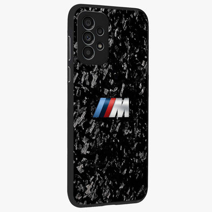 Carbon Speed Mark Glass Case upright view showcasing modern carbon speed graphic with bold automotive theme.
