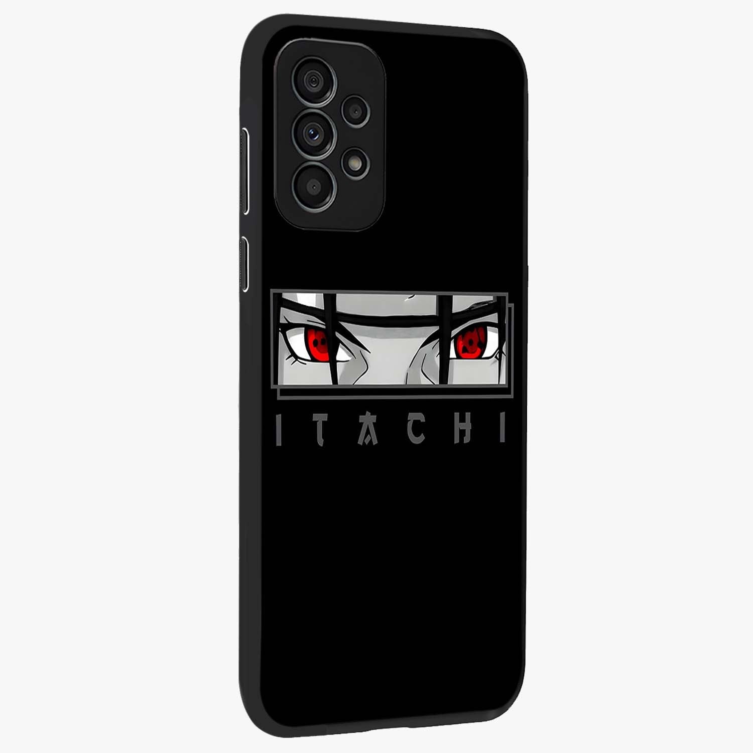 Scarlet Gaze Dominance Glass Case upright view showcasing powerful dramatic artwork with dominant artistic theme.