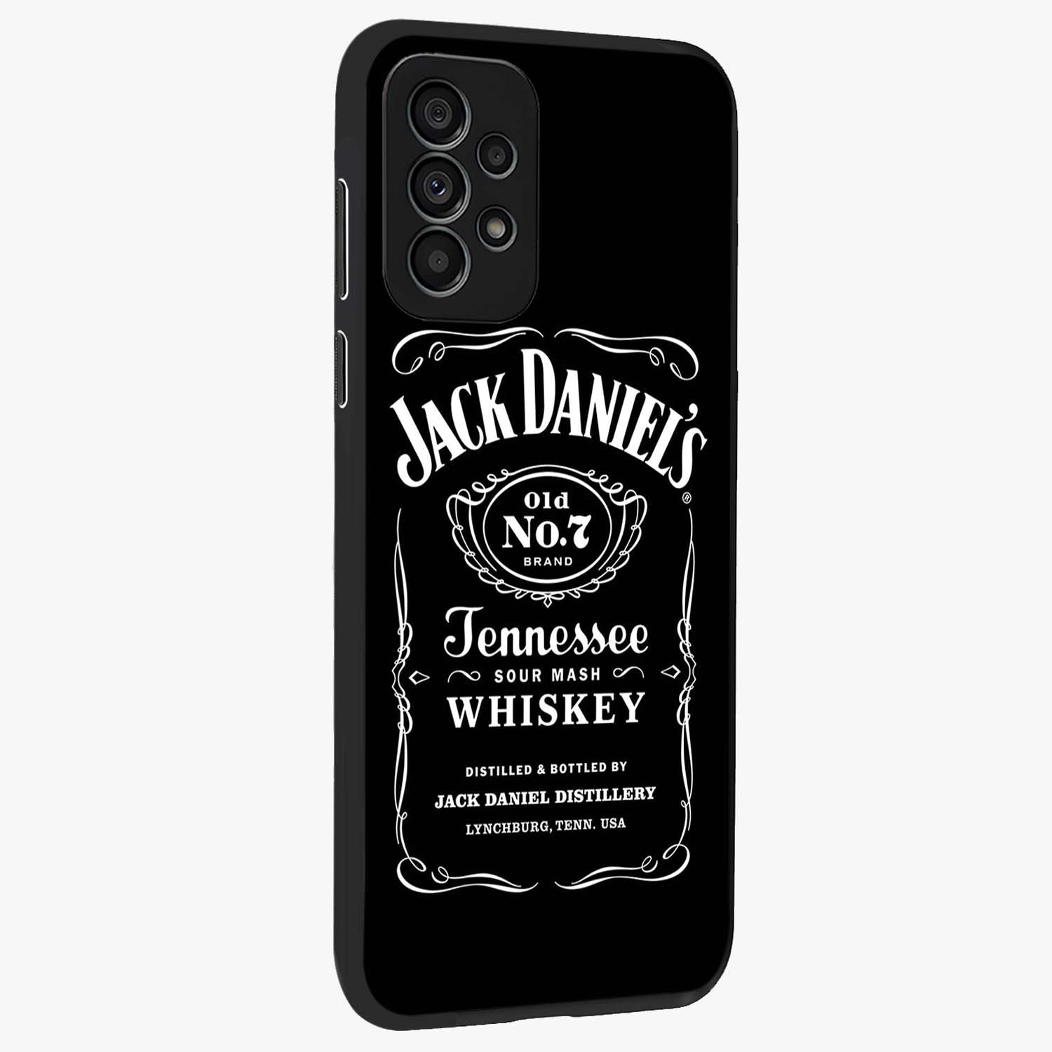 Vintage Whiskey Heritage Glass Case upright view showcasing stylish vintage whiskey artwork with timeless bar culture theme.