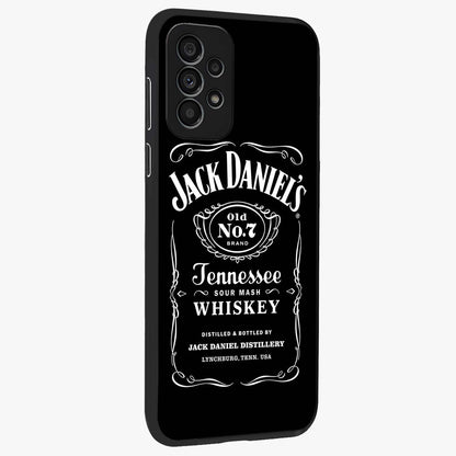 Vintage Whiskey Heritage Glass Case upright view showcasing stylish vintage whiskey artwork with timeless bar culture theme.