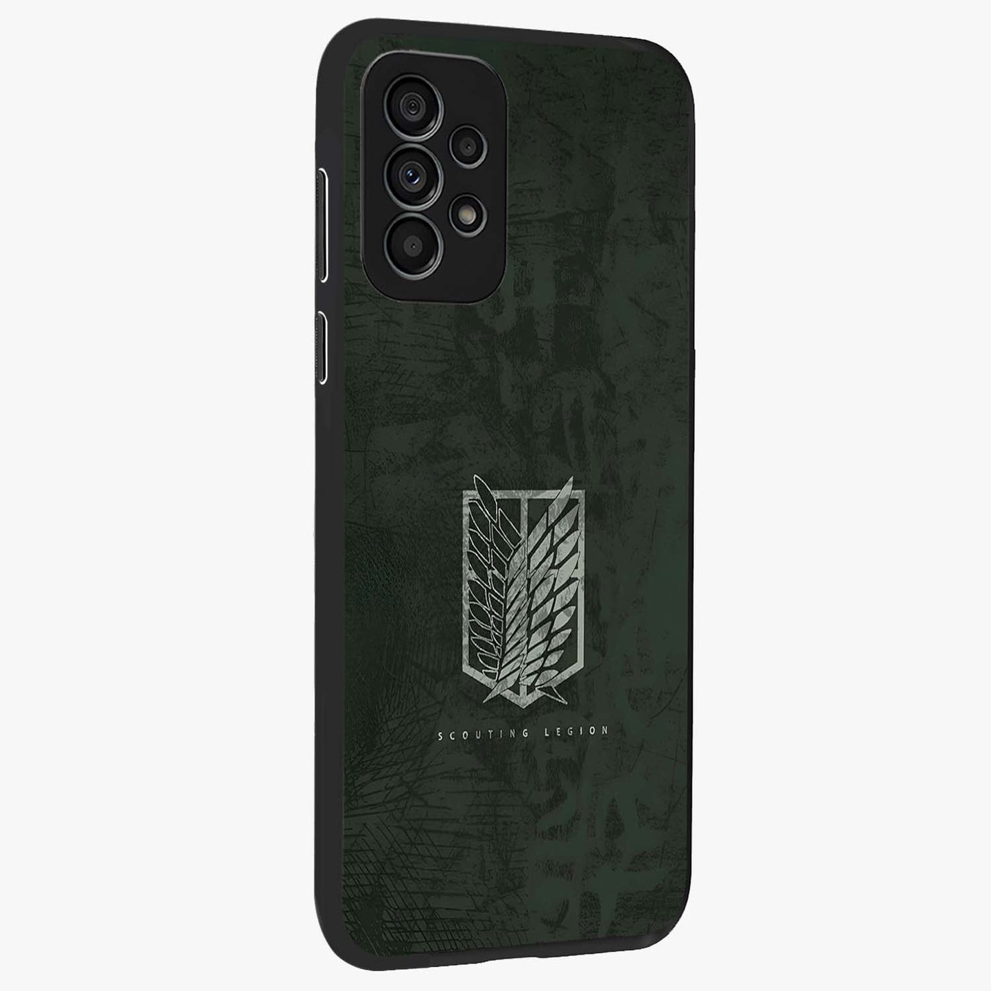 Wings Of Freedom Glass Case upright view showcasing powerful wings artwork with freedom themed design.
