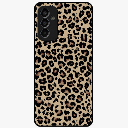Savage Chic Pattern Glass Case showing flat back view with stylish patterned artwork and glossy glass finish.