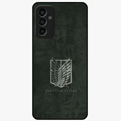 Wings Of Freedom Glass Case showing flat back view with symbolic wings artwork and glossy glass finish.