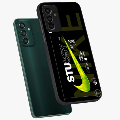 Neon Street Edition Glass Case displayed in angled mockup highlighting vibrant urban design with bold street aesthetic.
