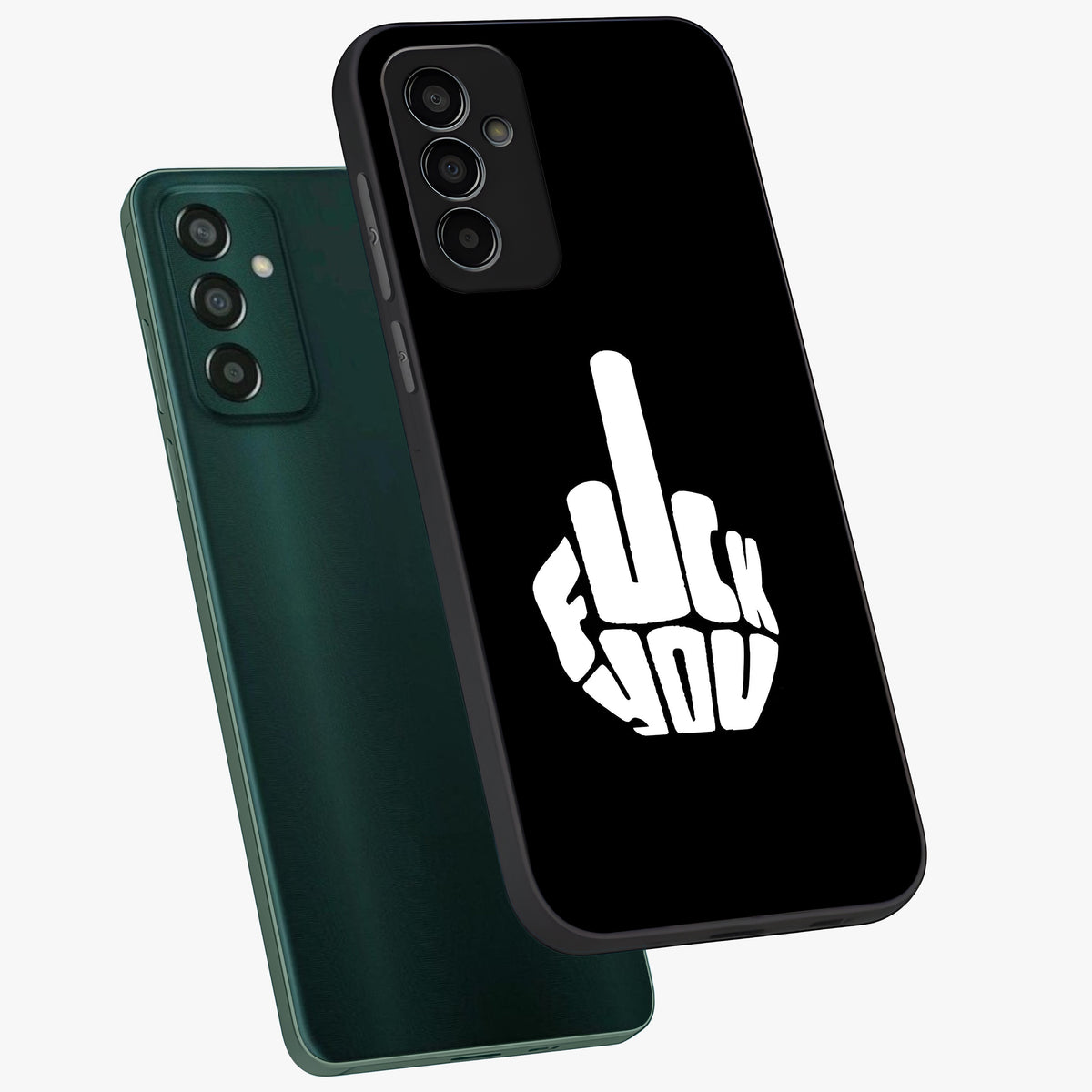 Rebel Mode On Glass Case displayed in angled mockup highlighting edgy text design with modern street aesthetic.
