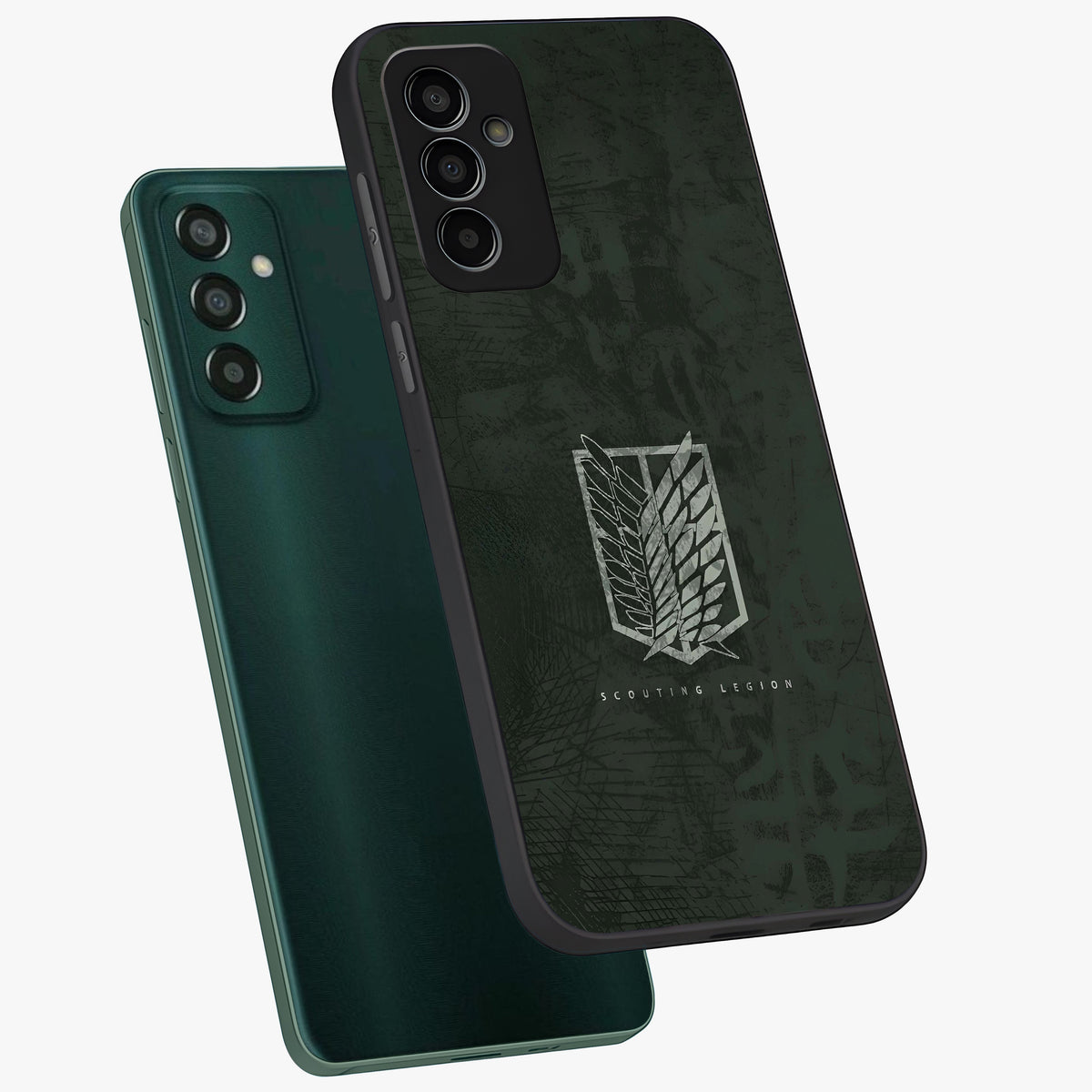 Wings Of Freedom Glass Case displayed in angled mockup highlighting graceful wing design with inspirational aesthetic.