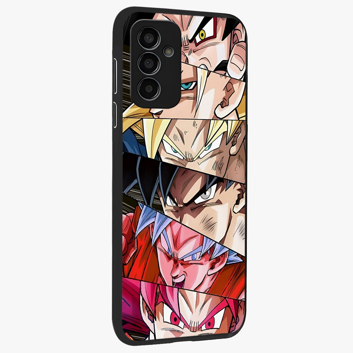 Anime Character Glass Case upright view showcasing expressive anime artwork with bold graphic style.