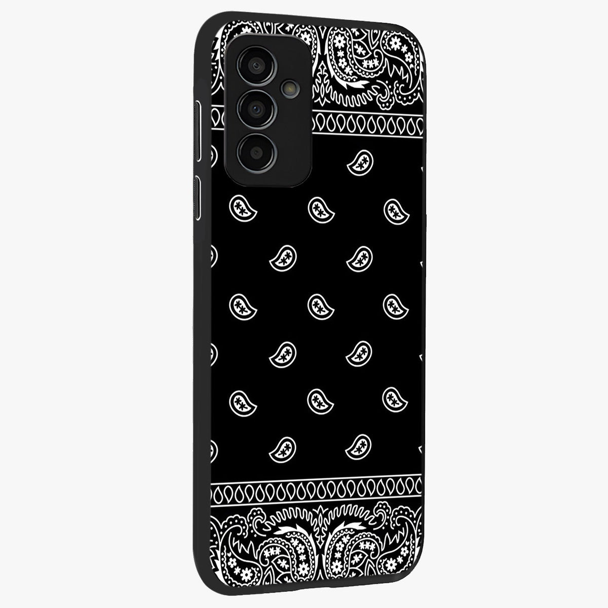 Retro Rebel Threads Glass Case upright view showcasing stylish vintage artwork with bold retro theme.
