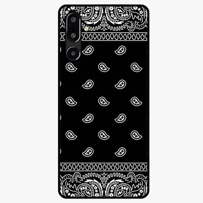 Retro Rebel Threads Glass Case showing flat back view with vintage street style artwork and glossy glass finish.